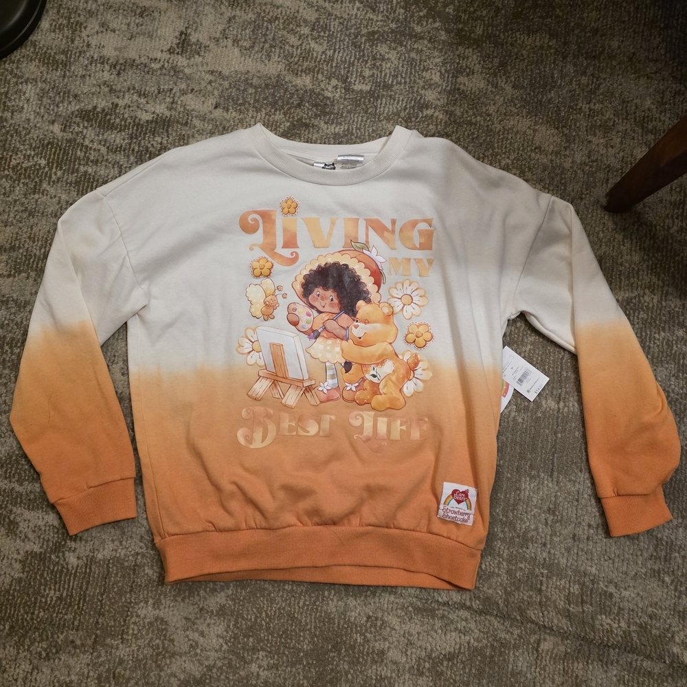 Care Bears Orange and Cream Sweatshirt